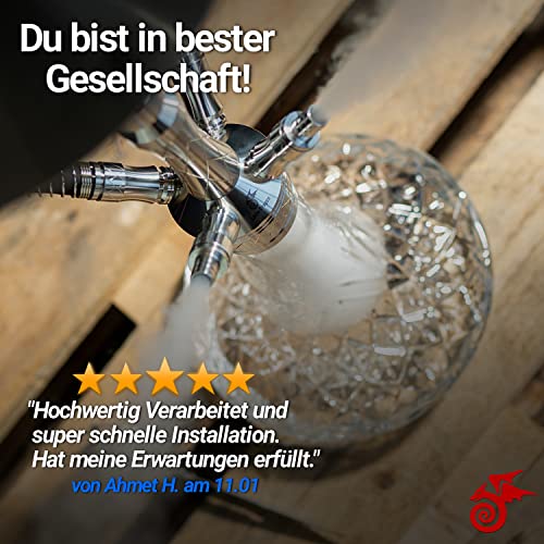 Shisha-Schlauchadapter 18/8 Schliff Rostfreies V2A Edelstahl - 2-teilig inkl. Ventilkugel - Universal für jede Shisha… – Bild 8