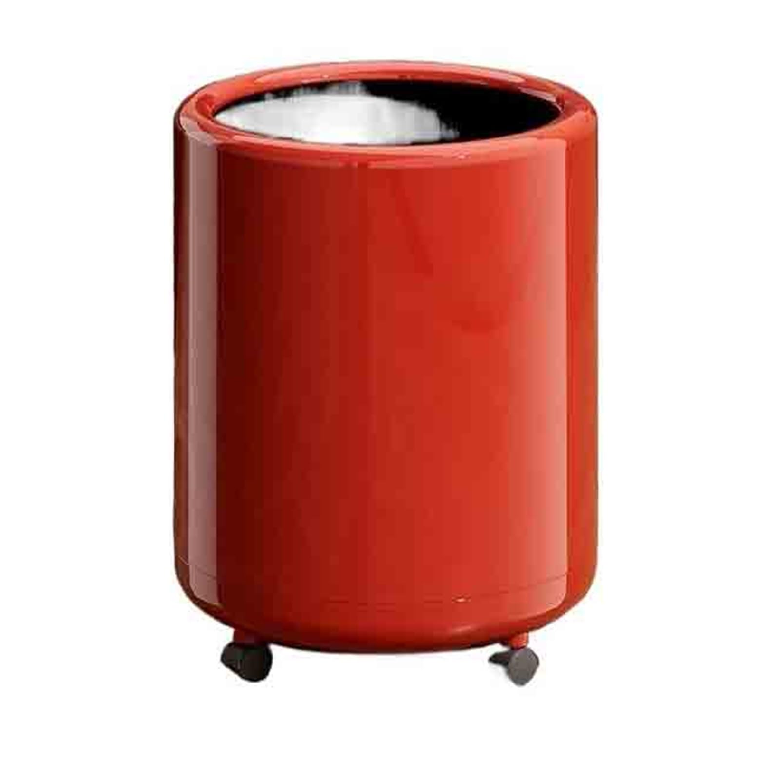 ZYYANSHOP Trash Cans Large Capacity Portable Trash Can For The Living Room Kitchen Or Office Wastebasket Garbage(Red)