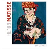 Wall Calendar 2026, Henri Matisse Art, 12 Months, Large Grid Design Featuring 12 Artworks