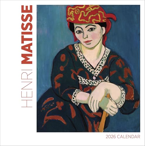 Wall Calendar 2026, Henri Matisse Art, 12 Months, Large Grid Design Featuring 12 Artworks