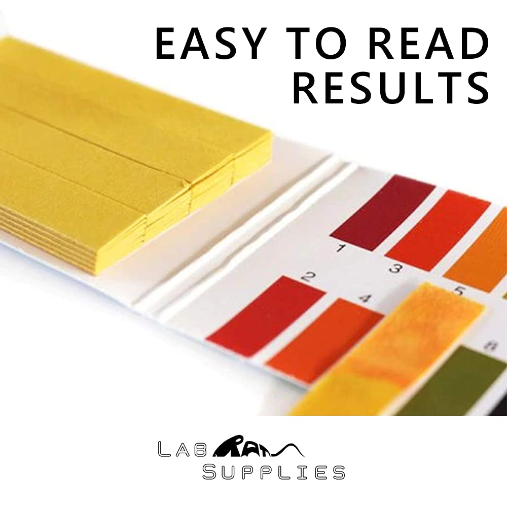 Litmus Test Paper pH Test Strips, Universal Application (pH 114), 200