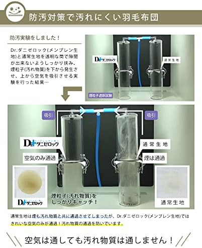 羽毛 掛け布団 ダブルロングサイズ 190×210cm 【ダウンキルトカバーコーナープルーフ】 グレー DZ100007-307GY