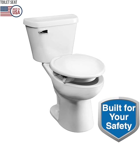 Miniatura 2 de Bemis Independence 7YR85300TSS Clean Shield - Asiento elevado para inodoro (3.0in), color blanco