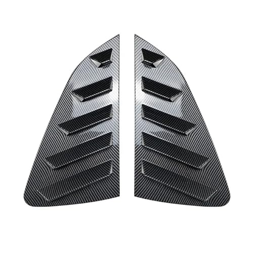 Persiana de ventana trasera en look carbono para VW Polo MK6 1