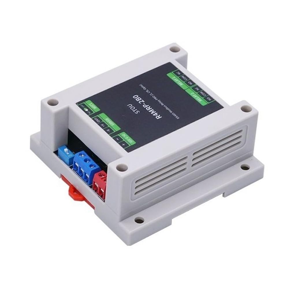 Nondk Industrial Control Board 2-Ch Relay Rs485 Interface Relay Modbus Rtu Protocol Control Optocoupler Isolation