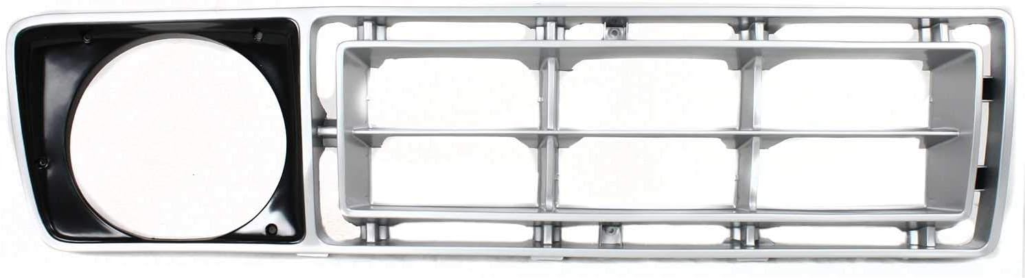 Evan Fischer Passenger Side Grille Assembly Compatible with 1976-1977 Ford F-150, 1976-1977 F-250, 1976-1977 F-350 & 1976-1977 F-100 - FO1200106