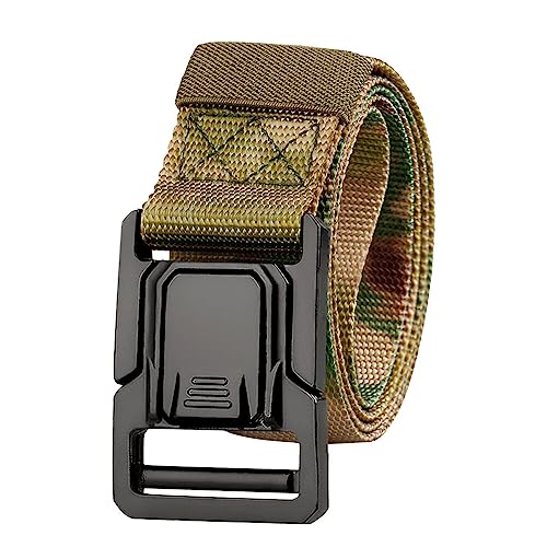 Surakey Men Tactical Belt Military Hiking Rigger Nylon Web Work Belt 1.5