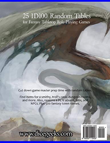 The Book of Random Tables 2: Fantasy Role-Playing Game Aids for Game Masters (Fantasy RPG Random Tables) (Volume 2) - Thumbnail 2