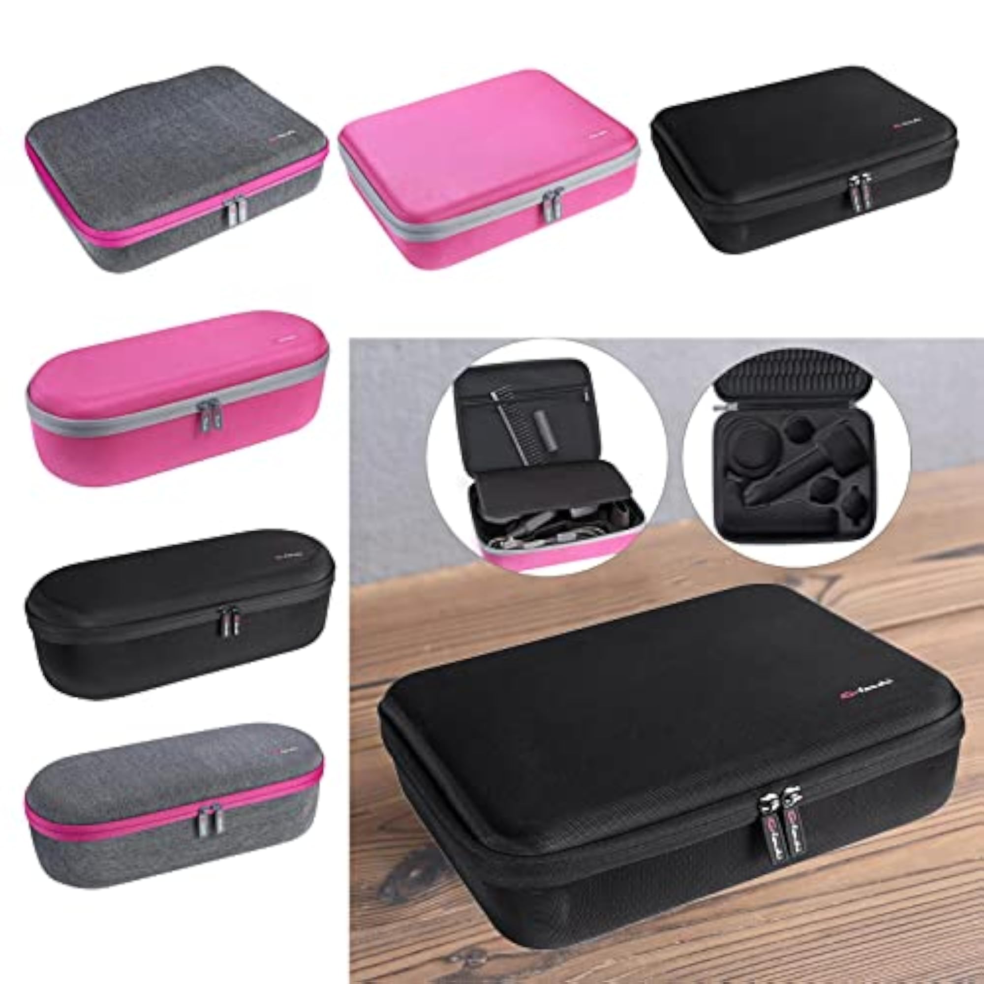 Compact Hair Dryer Storage Bag, Shockproof for Dyson