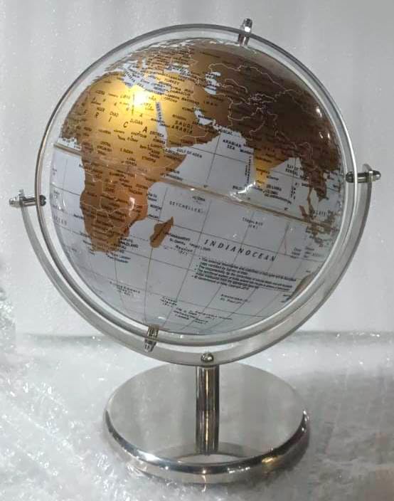 TrenDec Decorative Aluminium Globe Decor Item | Home Decor item | Antique Rotating World | Word Map Globe | Decorative Globe For LIvingroom And Office | Showpiece for Home Decor | Globel for Office Table | Metalic Showpiece 10x8x12 Inches, (B0D6BF647F) Amazon Price History, Amazon Price Tracker
