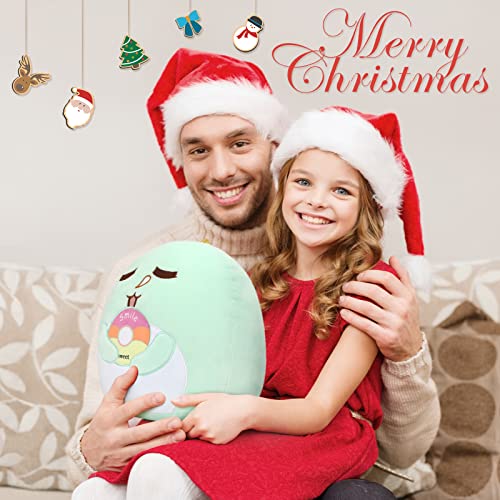 Morismos Dinosaur Plush Pillow-12 Inch Dinosaur Stuffed Animal Plush Toy-Squishy Dinosaur Toy For Kids, Stuffed Dinosaur Plush Throw Pillow For Christmas Birthday Car Home Decor, Mint Green Dino Plush #TOP7