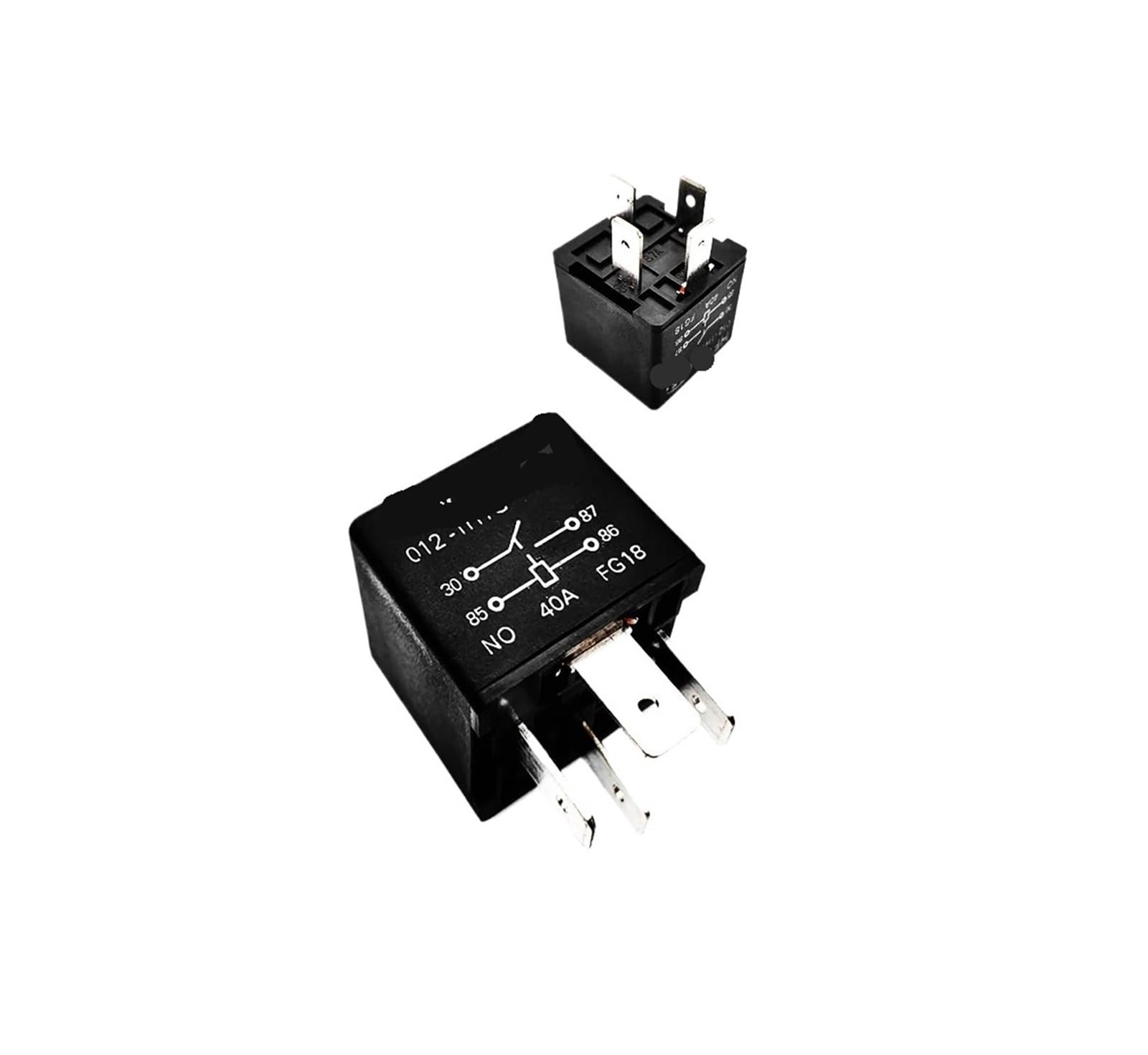 Relé de 4 pines de alta capacidad 40A 12V CC ideal para proteger circuitos del coche 2