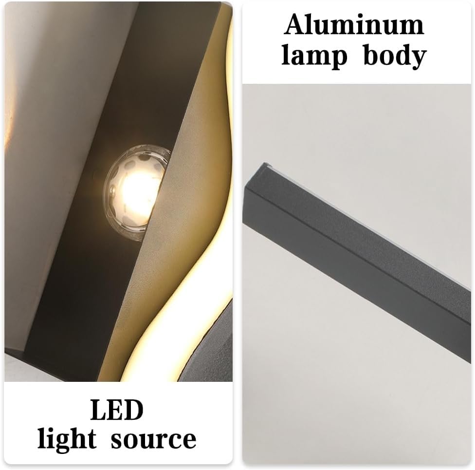 Apliques de tira larga LED para pasillos oscuros y decoracion de paredes en el dormitorio 6