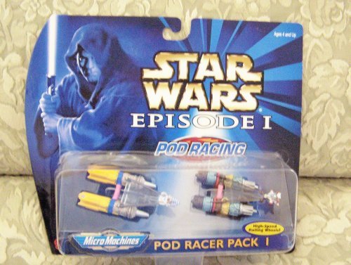 Star Wars Episode I MicroMachines Pod Racer Pack 1 by Hasbro