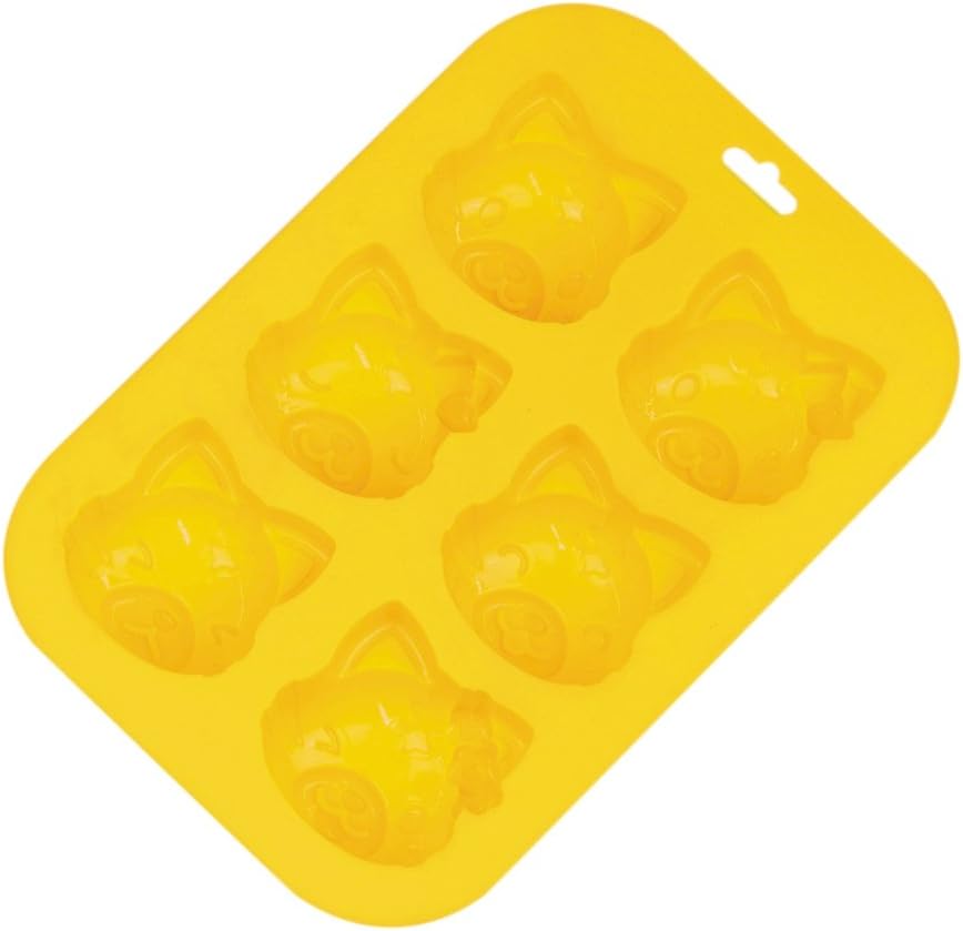 Pearl Metal D-380 Sweet Cross Heart 2 Tiger-kun Silicone Cup Cake Mold