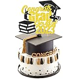 Graduation Themed Cake Topper, Congrats Grad Cake Supplies, Class of 2023 Party Decorations, 1Pcs Bl