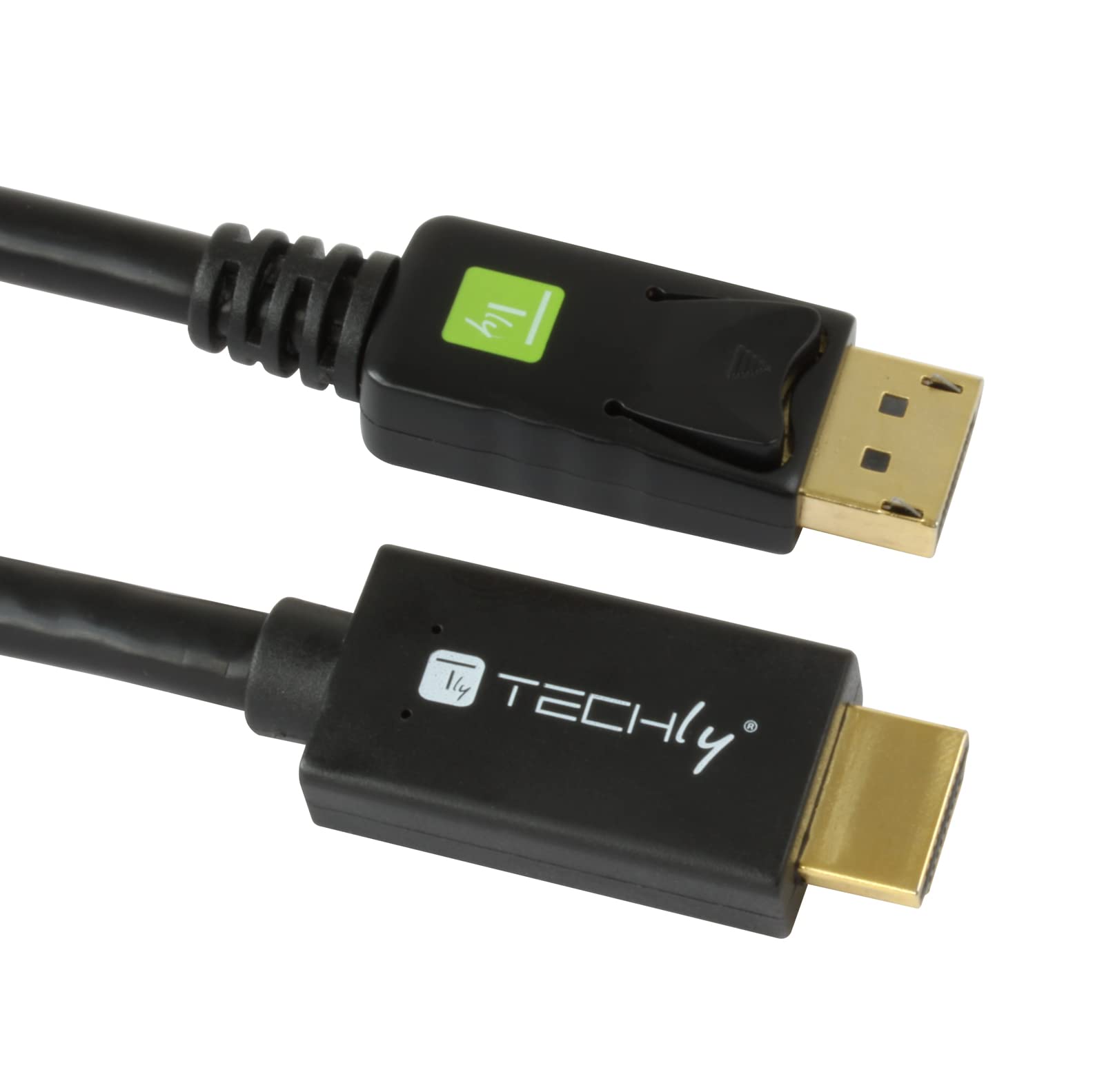 Techly ICOC DSP-H12-010 Kabel DisplayPort na HDMI, Czarny