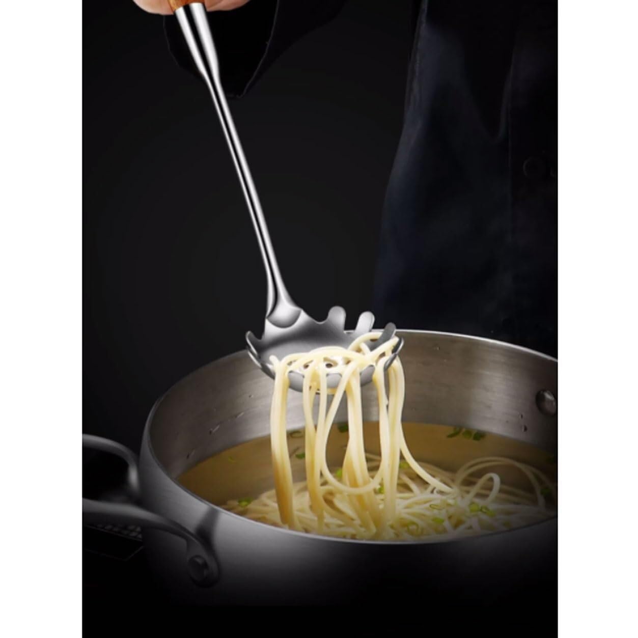 Juego De Cucharas Y Espumaderas De Acero Inoxidable 304, 3 Piezas, Utensilios De Cocina, Utensilios De Cocina Y Repostería.