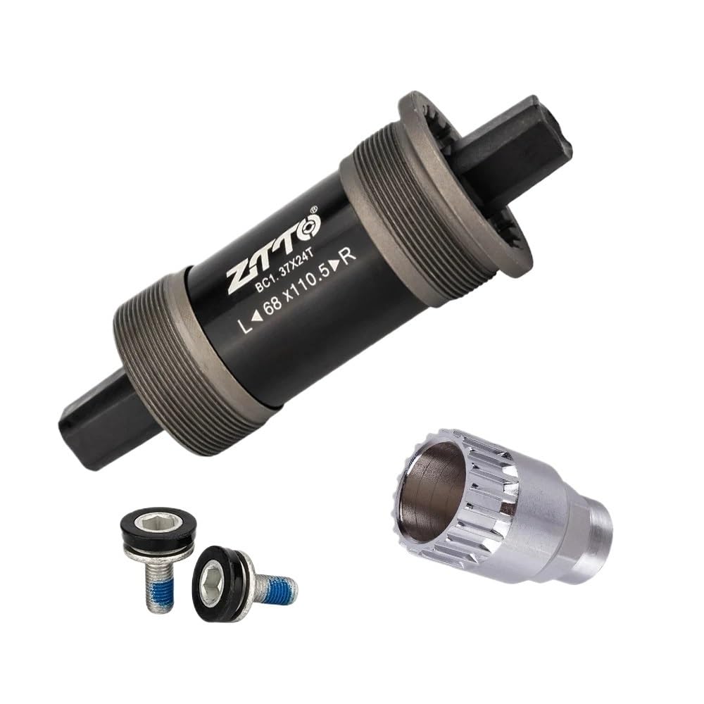 JIASHUNHE Bottom Bracket Bicycle Square Tapered Threaded Bottom Bracket Tool Kit Remove For Spindle Crankset(68x110.5L Kit)