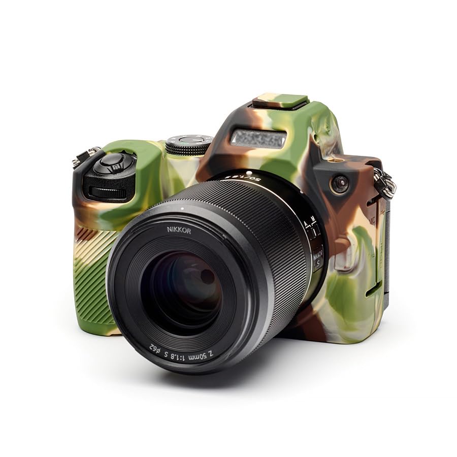 easyCover Protective Silicone Camera Case for Nikon Z5 II Camouflage