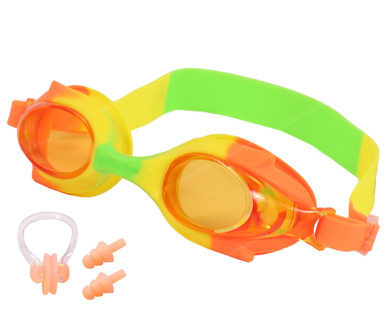 Toyshine Kids Swimming Goggles, Child (Age 4-12) Waterproof Swim Goggles (1PC) Clear Vision Anti Fog UV Protection with Earbuds and Nose Clip Set,Color May Vary SSTP (B09JM2Q1B3) Amazon Price History, Amazon Price Tracker