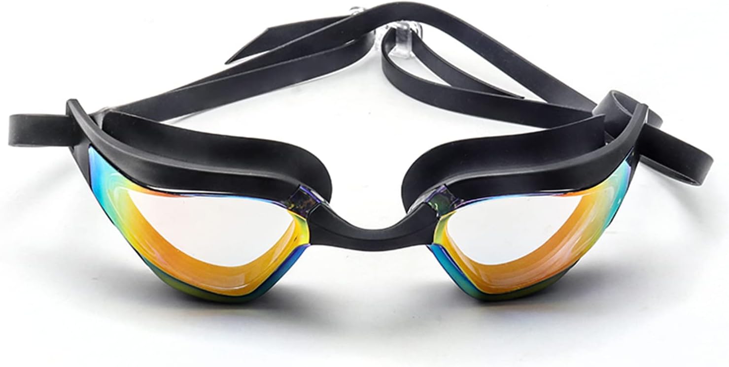 Yanxi Swimming Goggles,Adult Unisex Swim Goggles,No Leaking Anti Fog UV Protection Swim Goggles Men Women Indoor Outdoor Polarized Swimming Goggles 180 Degree Vision