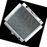 Radiador de aluminio de 3 filas compatible con Escort Mk1 Mk2 RS2000 (1968-1980) Manual
