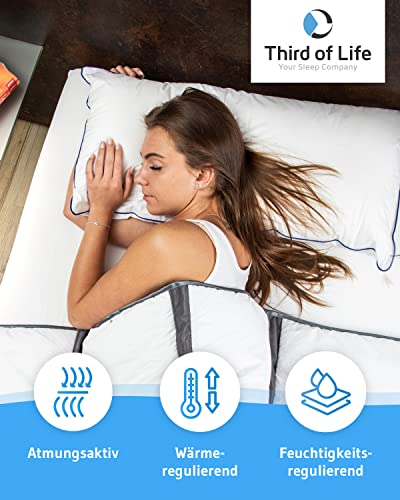 Kopfkissen 80x80 inSPIRO | Gewinner des Innovationspreis Ergonomie 2022 | Bestes ergonomisches Schlafkissen | Geeignet… – Bild 4