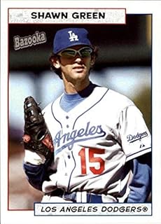 2005 Bazooka #21 Shawn Green MLB Baseball Trading Card