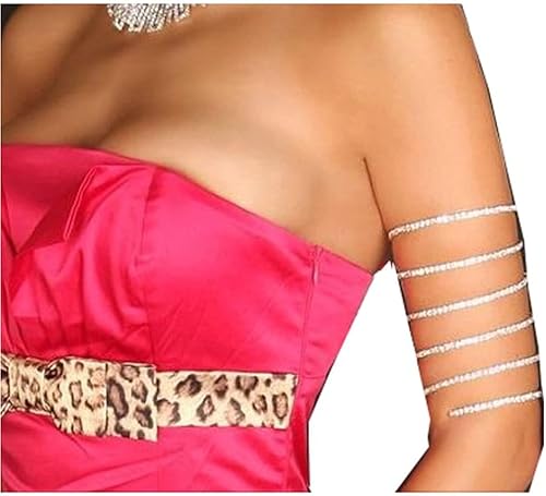 Miniatura 2 de Diamantes de imitación de moda de 7 vueltas con cadena de brazo Metal