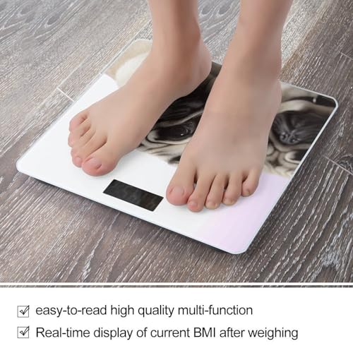 Báscula Digital de Baño con Capacidad 400 lb y Display LCD miniatura 5