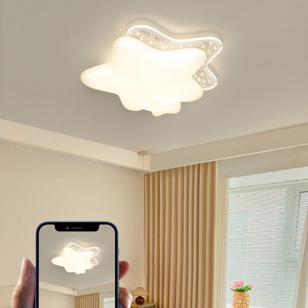 LED montażu podtynkowego oprawa oświetleniowa kremowa nowoczesna blisko lampy z białym kloszem chmurki przedszkole dla dzieci salon sypialnia 3-kolorowy skandynawski żyrandol sufitowy do pokoju
