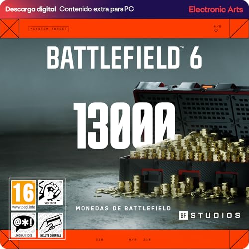 13 000 monedas BF | Battlefield 6 & REDSEC PCWin | Código de descarga inmediato EA App | Videojuegos | Castellano