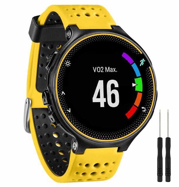 Bracelet de rechange Garmin Forerunner 235 735XT en silicone souple