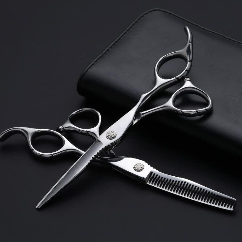 Hair Cutting Scissors 6 Inch Professional 440c Barber Haircut Thinning Shears Hairdressing Set Tools