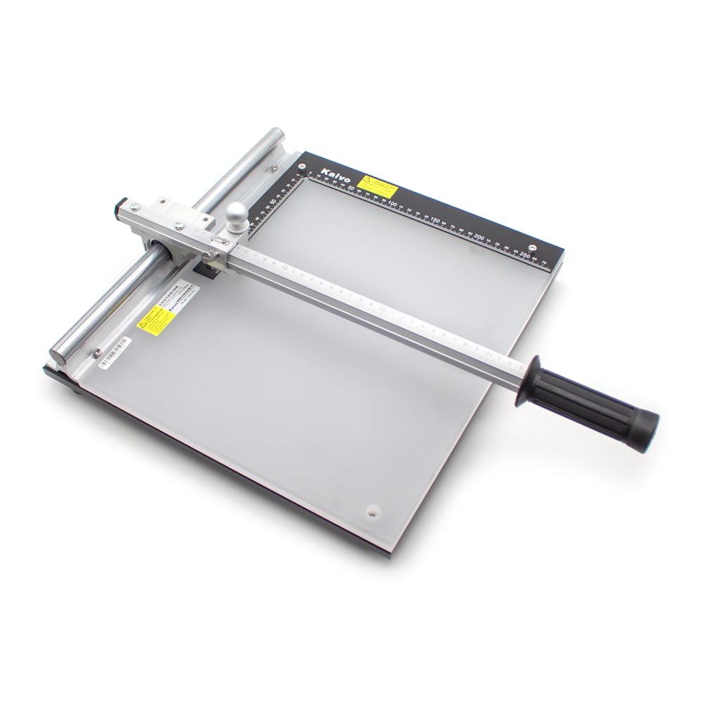 LeTkingok Glass Cutter Laboratory Use Glass Cutter Manual ITO Glass Based Silica Gel Board Cutting Machine 28x33CM (KVC370 Plus)