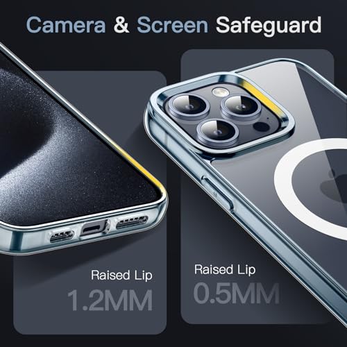 Jetech 5514G Magnetic Case For Iphone 15 Pro 6.1-Inch Compatible With Magsafe Wireless Charging, Shockproof Phone Bumper Cover thumb #4