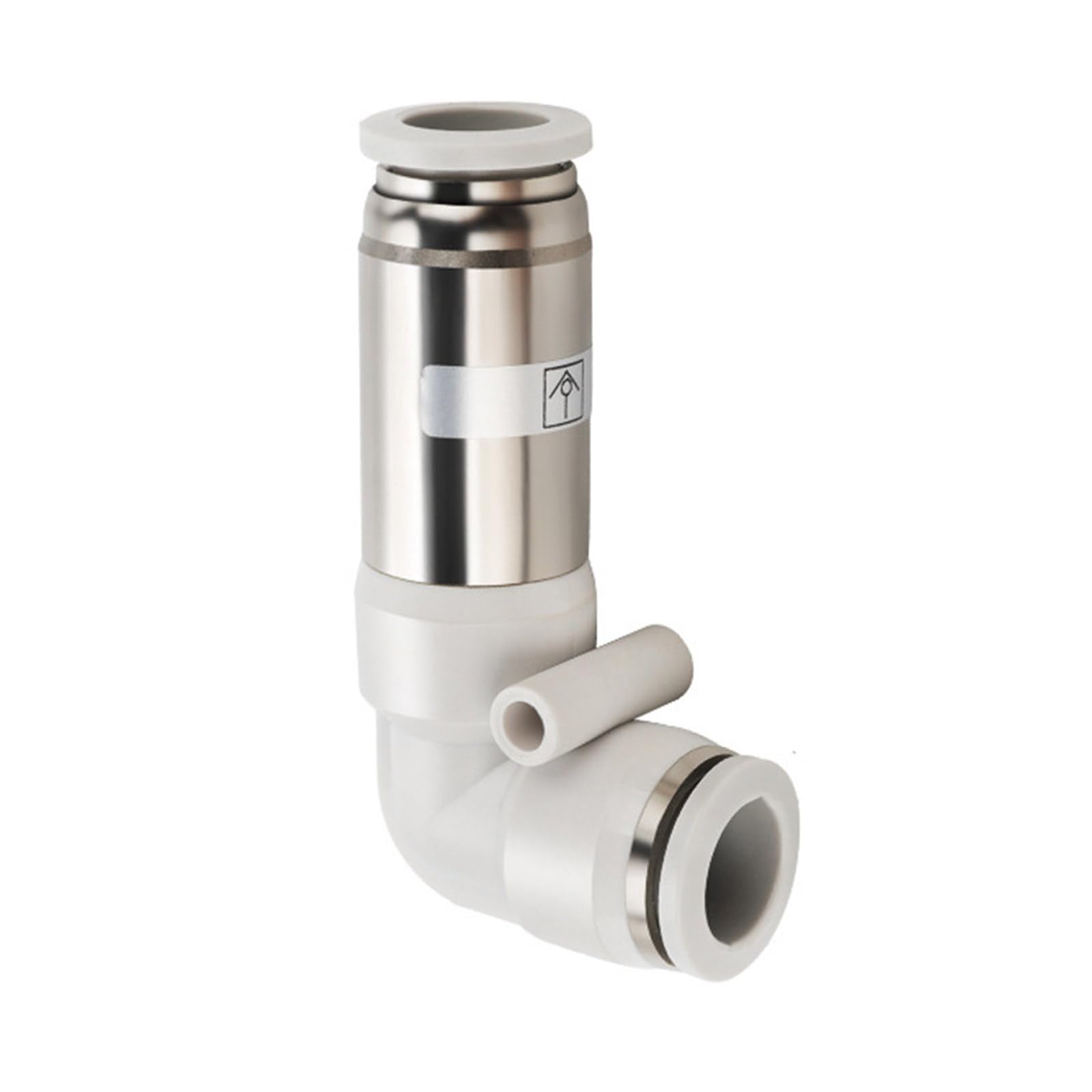 Msioytog O None Return Air Flows Control Valves Pipe Quick Connector Straight/Elbow Fitting Industrial Pneumatic Check Valves Single Way Air Check