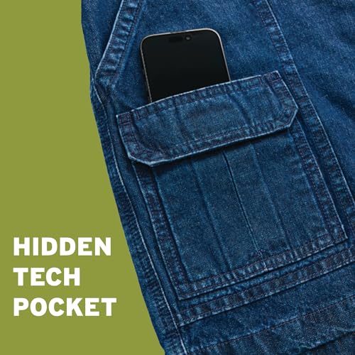 Image of Savane Mens 8 inch Hiking Cotton Cargo Shorts with Tech Pocket (Available in Big & Tall)