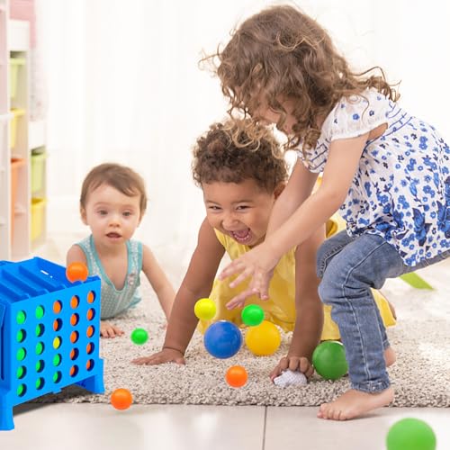 Graplan 4 Gewinnt Flip Klassische Brettsp 4 Gewinnt Action Bälle Bouncing Ball Tischspiel für Hüpfbälle Erwachsene Brettspiele Kinder Interaktive Geburtstagsfeier Spiele