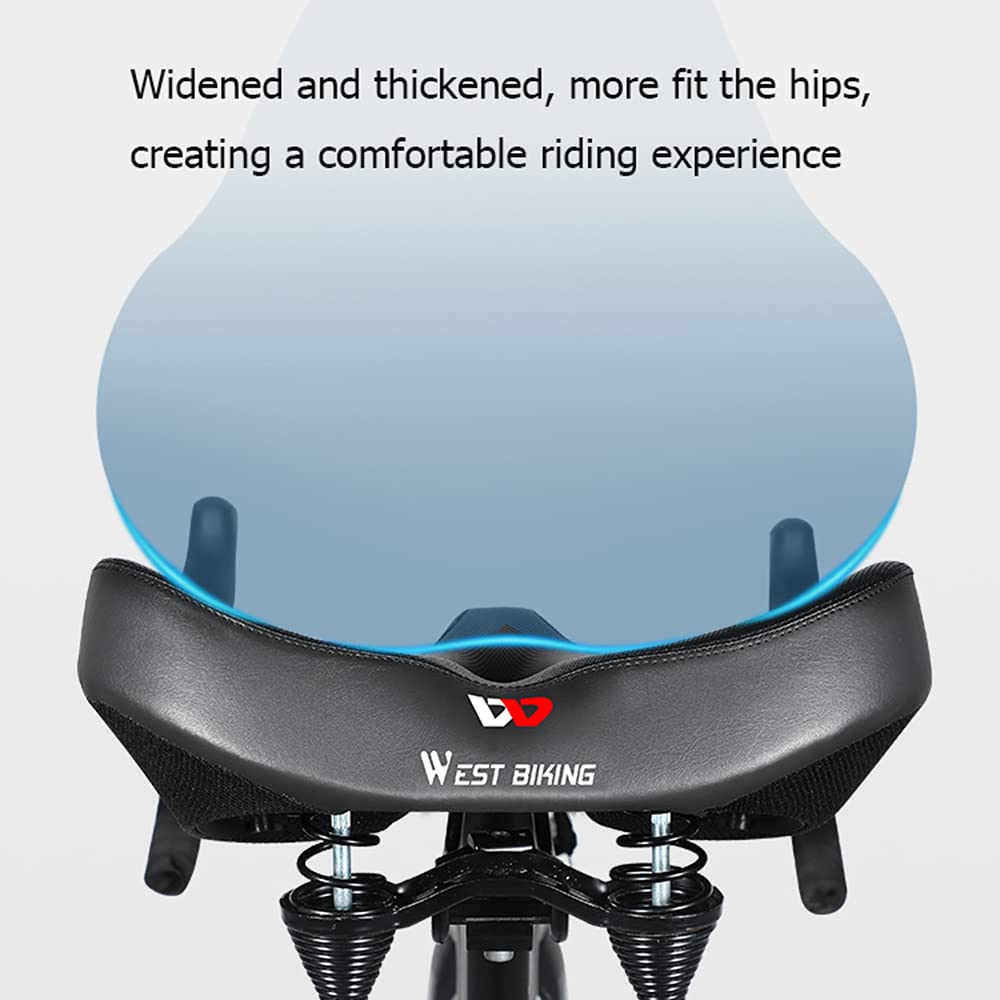 Double-ressort Vélo Gros Bum Siège Doux Extra Confort Large Tapis De