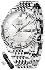 6657: Silver band & White dial