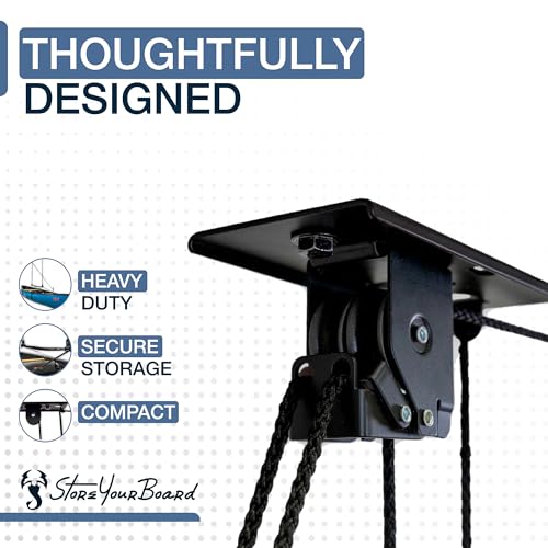 image for StoreYourBoard Cargo Box Ceiling Hoist – Heavy-Duty Garage Pulley Li