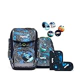 ergobag cubo Set ergonomischer Schulrucksack Klassisch 6-teilig 1. Klasse Grundschule