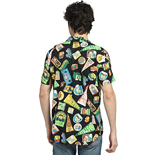 Image of JACK & JONES Men's Printed Regular Fit Rever /Resort Collar Casual Shirt