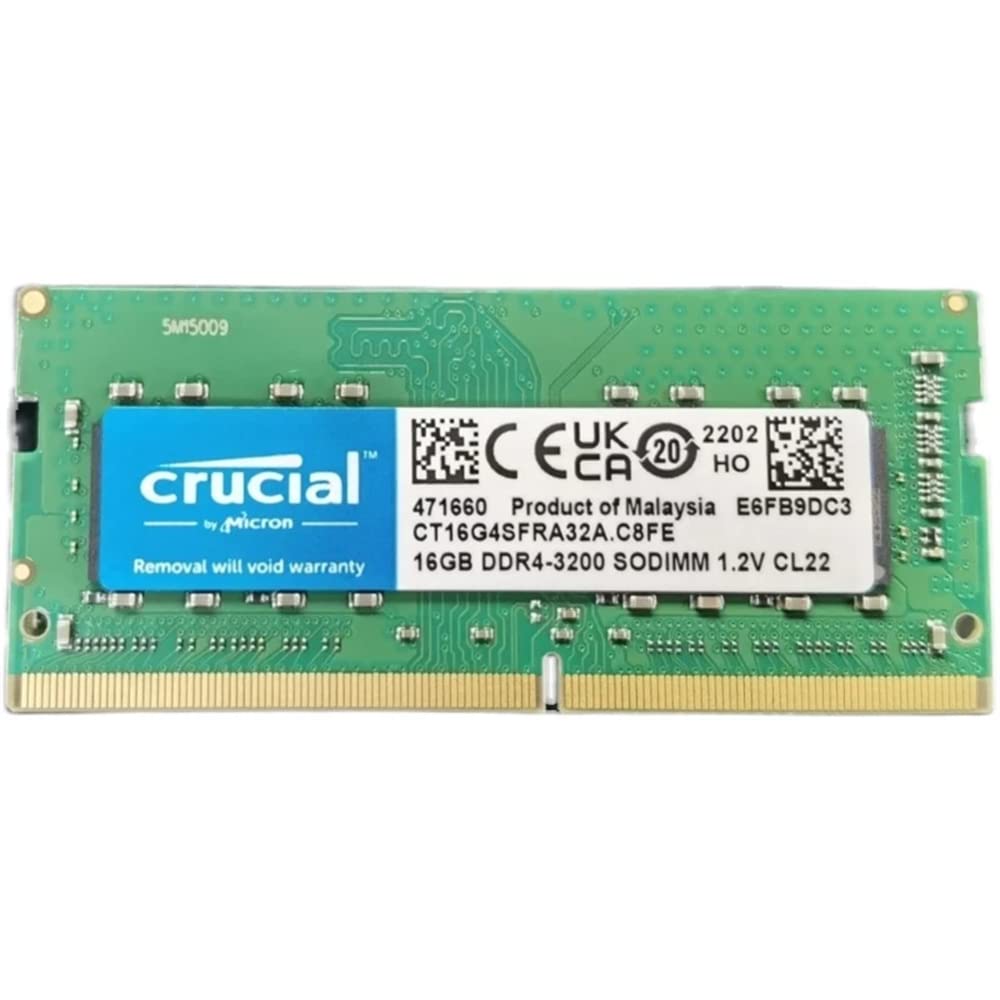 TTUAAUTT for Crucial 16G DDR4-3200Mhz SODIMM CT16G4SFRA32A 16GB at