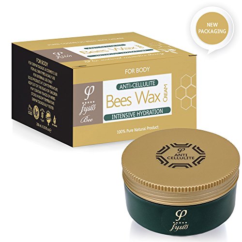 Preisvergleich Produktbild körpercreme Bio Naturkosmetik Anti Cellulite Bienenwachs Crème / Hergestellt aus natürlichen Inhaltsstoffen / Großartig zum Straffen der Haut und Reduzierung von Cellulite / 200ml