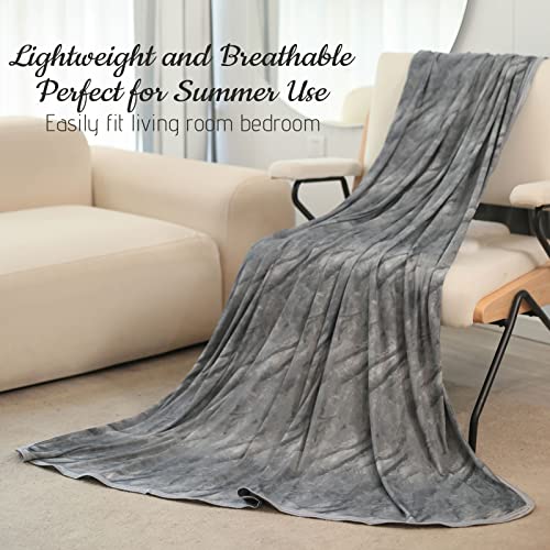 Tametra Cooling Blanket For Hot Sleepers,Tie-Dye Decorative Weighted Blanket Double Sided King Size Breathable Summer Blanket, Q-Max>0.441, For Night Sweats With Laundry Bag #TOP1