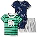 Carter's 3 Piece Striped Set, Green/Black, 18 Months