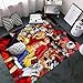Produktbild ICASSE Anime Teppich, rutschfest, verdickt, weich, große Größe, Cartoon-Matten, Teppich für Schlafzimmer, Wohnzimmer, Schlafsaal, 80 x 120 cm, 7